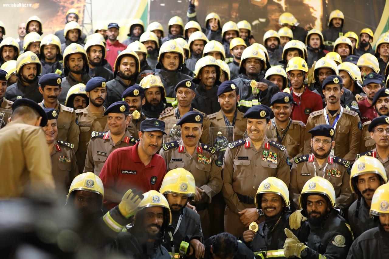 مدير عام الدفاع المدني يرعى اختتام بطولة تحدي رجال الدفاع المدني بالمناطق