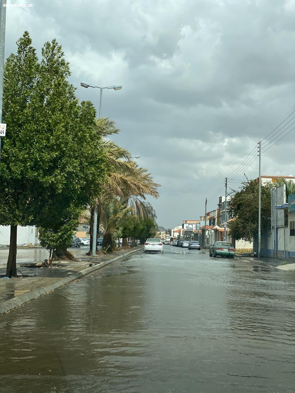 أمطار على محافظة الطائف