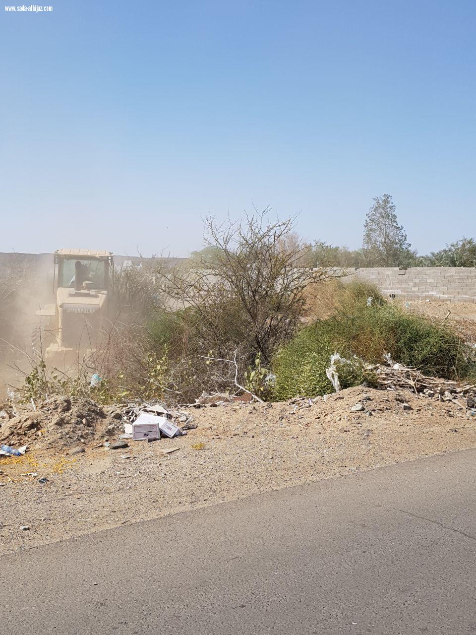 حملة بلدية محافظة خليص الشاملة لمركز الظبية والجمعةوالقرى التابعة له