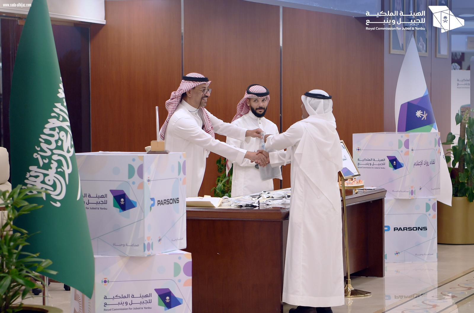 شكرا للهيئة الملكية للجبيل وينبع على تكريم رواد الإعلام والتعاون معهم إعلاميا.