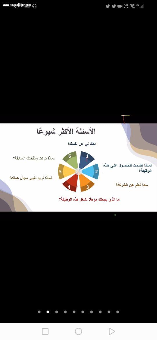 الكلية الجامعية بصامطة تقيم ورشة مهارات اجتياز المقابلات الشخصية