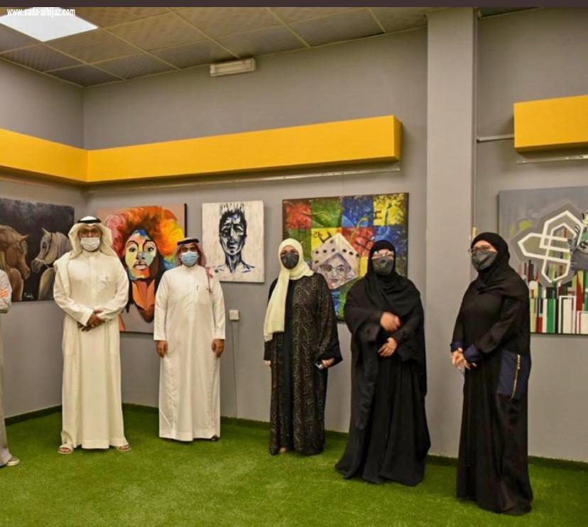 رواق أديبات ومثقفات المدينة المنورة ينظم يوم الخميس الموافق ٢ ذو الحجة من العام ١٤٤١هـ  المعرض الفني التشكيلي 