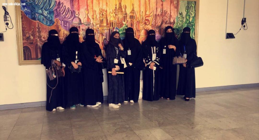 اعلاميات صحيفة صدى الحجاز يزرن مركز تلفزيون المدينة المنورة