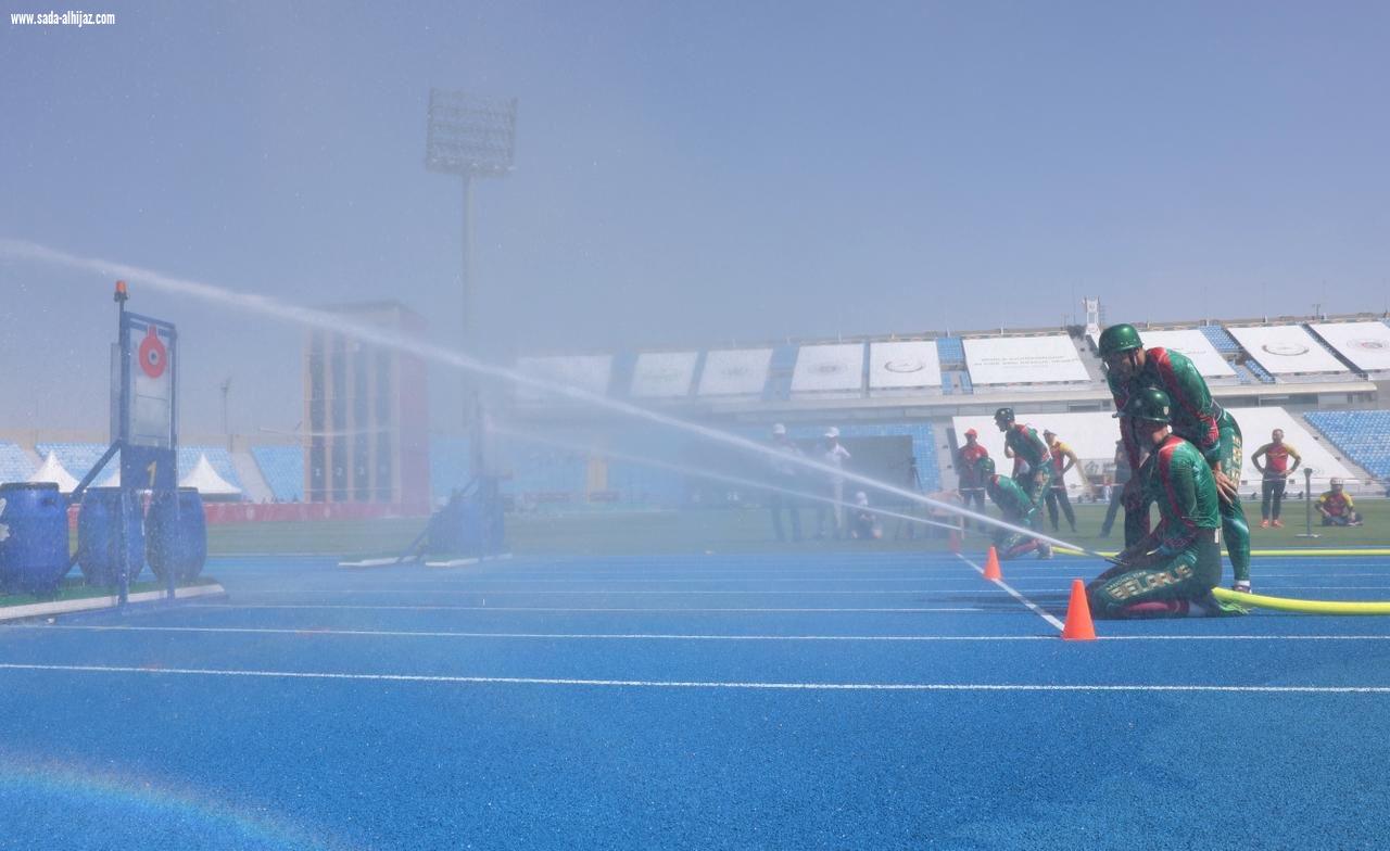 بطولة العالم لرياضة الإطفاء والإنقاذ .. اختتام منافسات سباق المكافحة لفئتي الرجال والسيدات