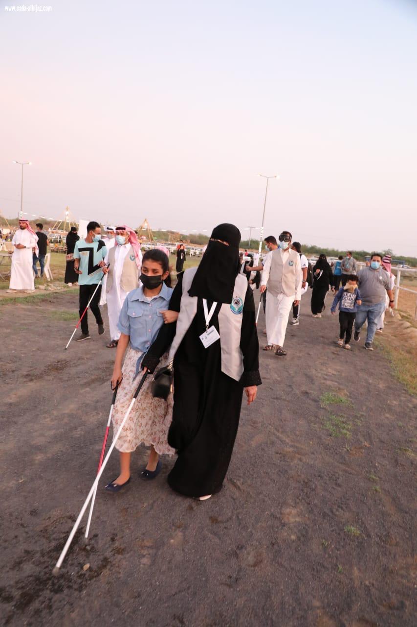 بنادي المهاب للفروسية جمعية الثريا الأهلية للمكفوفين تنفذ فعالية اليوم العالمي للعصا البيضاء تحت شعار نراكم بقلوبنا٢
