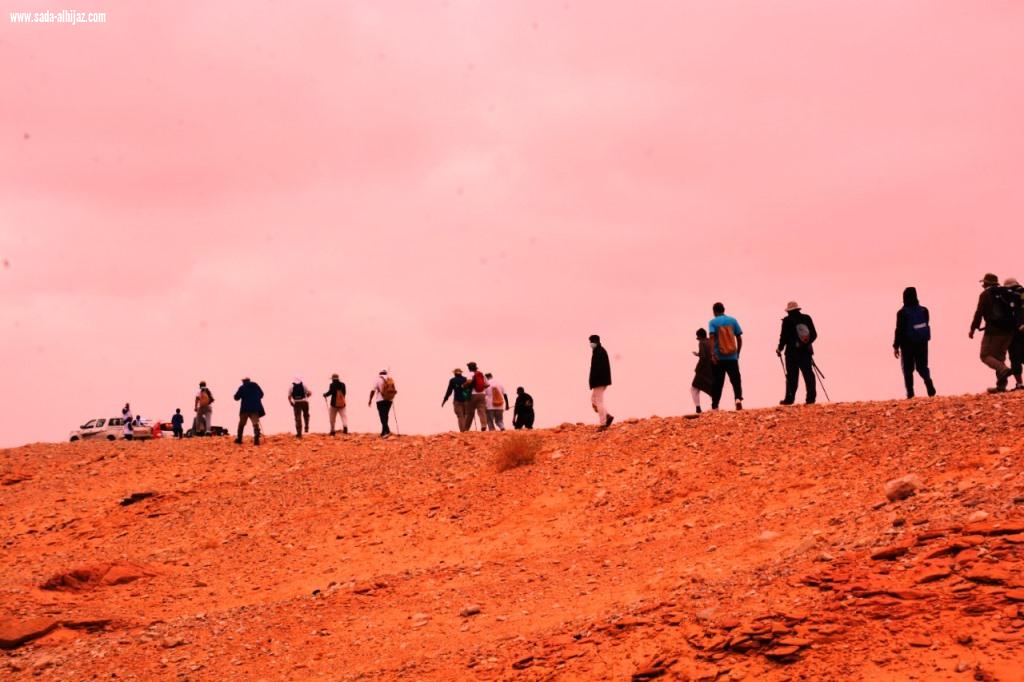 مجلس التنمية السياحية بالجوف ينظم هايكنج الشويحطية