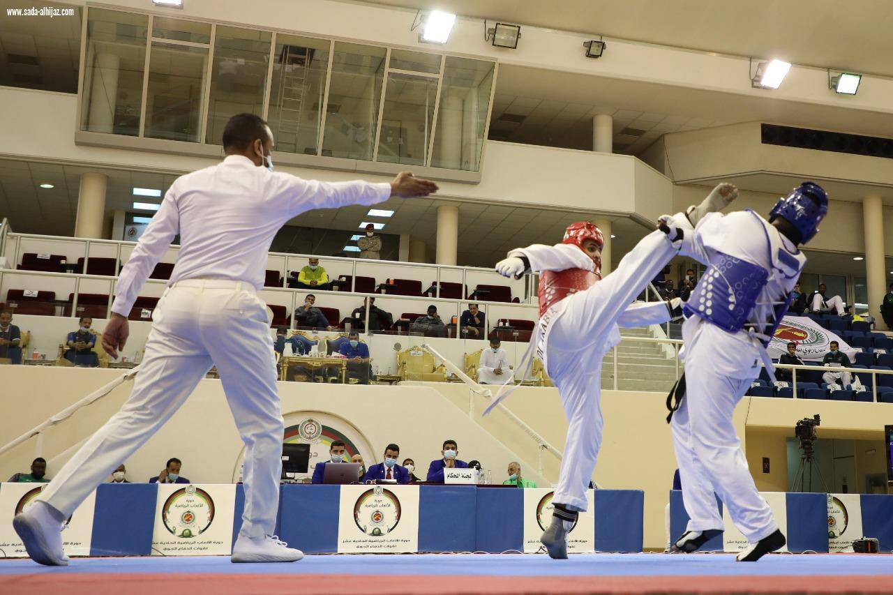 * دورة الالعاب الرياضية الحادية عشرة لقوات الدفاع الجوي*  تايكوندو الثانية من ذهب  نجوم الطائرة يحلقون في سماء الدورة ...