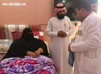 قعيدة منذ 9 سنوات  خمسينية تزن  215 كجم تناشد علاجها من السمنة