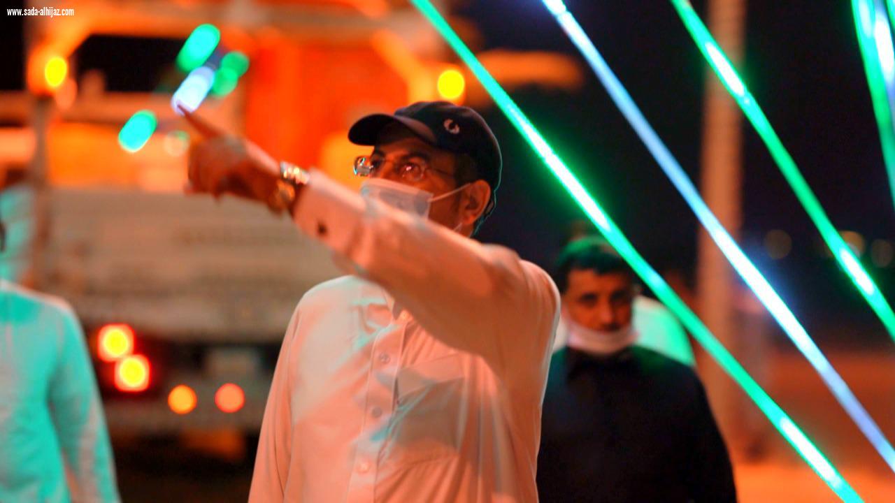 رئيس بلدية صامطة يتفقد استعدادت البلدية لإستقبال اليوم الوطني الـ 90