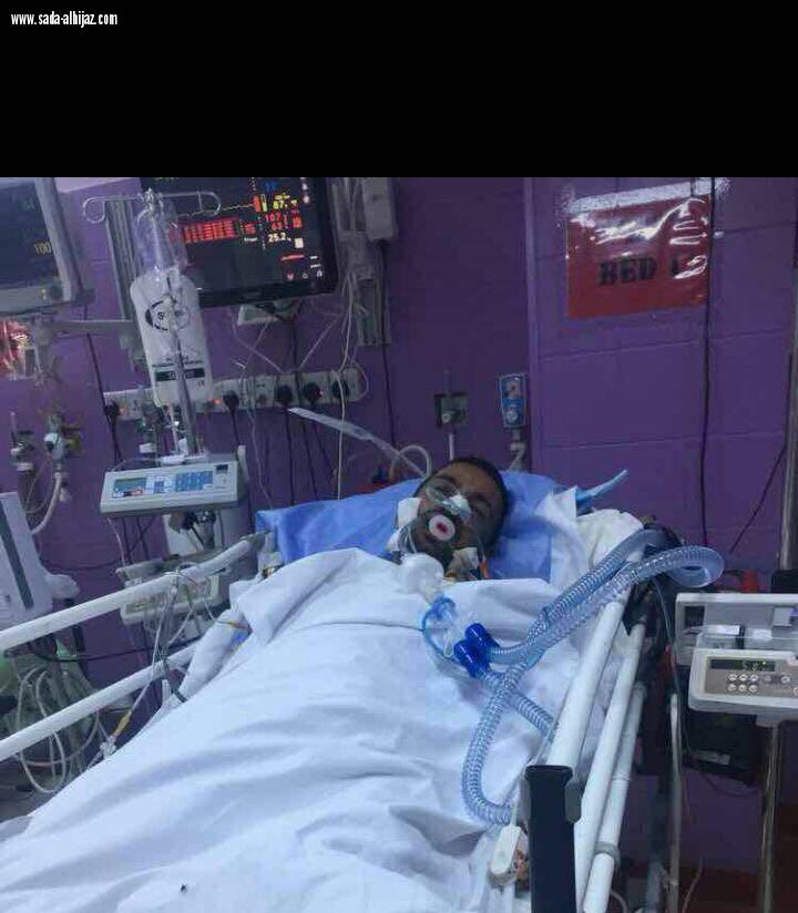 شاب  في مكتمل العمر يصارع الموت ،  والمستشفيات ترفض استقباله بحجة عدم وجود سرير. 