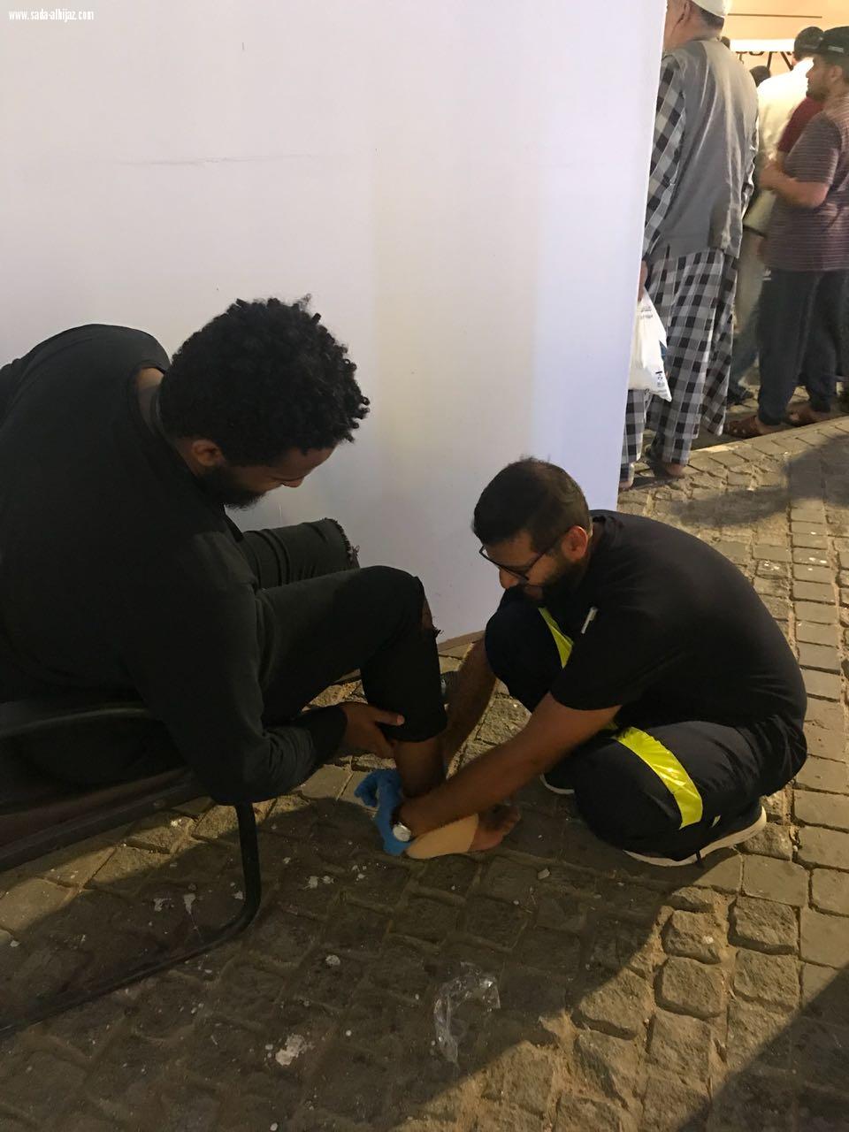 شاهد  20 حالة إسعافية يباشرها الهلال الأحمر في فعاليات مهرجان جدة التاريخية مسك