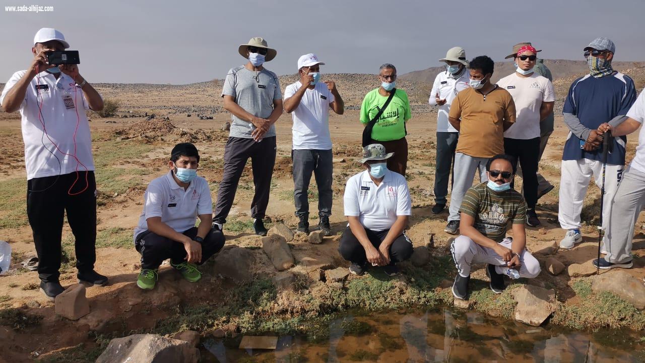 *على طول ٤٠ كلم ولمدة ٥ ساعات  اعضاء الرحلةالعسفانية يقتفون التأريخ والاثار*