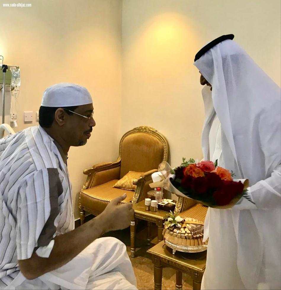 وكيل أمارة جازان يطمئن على صحة الجبيلي