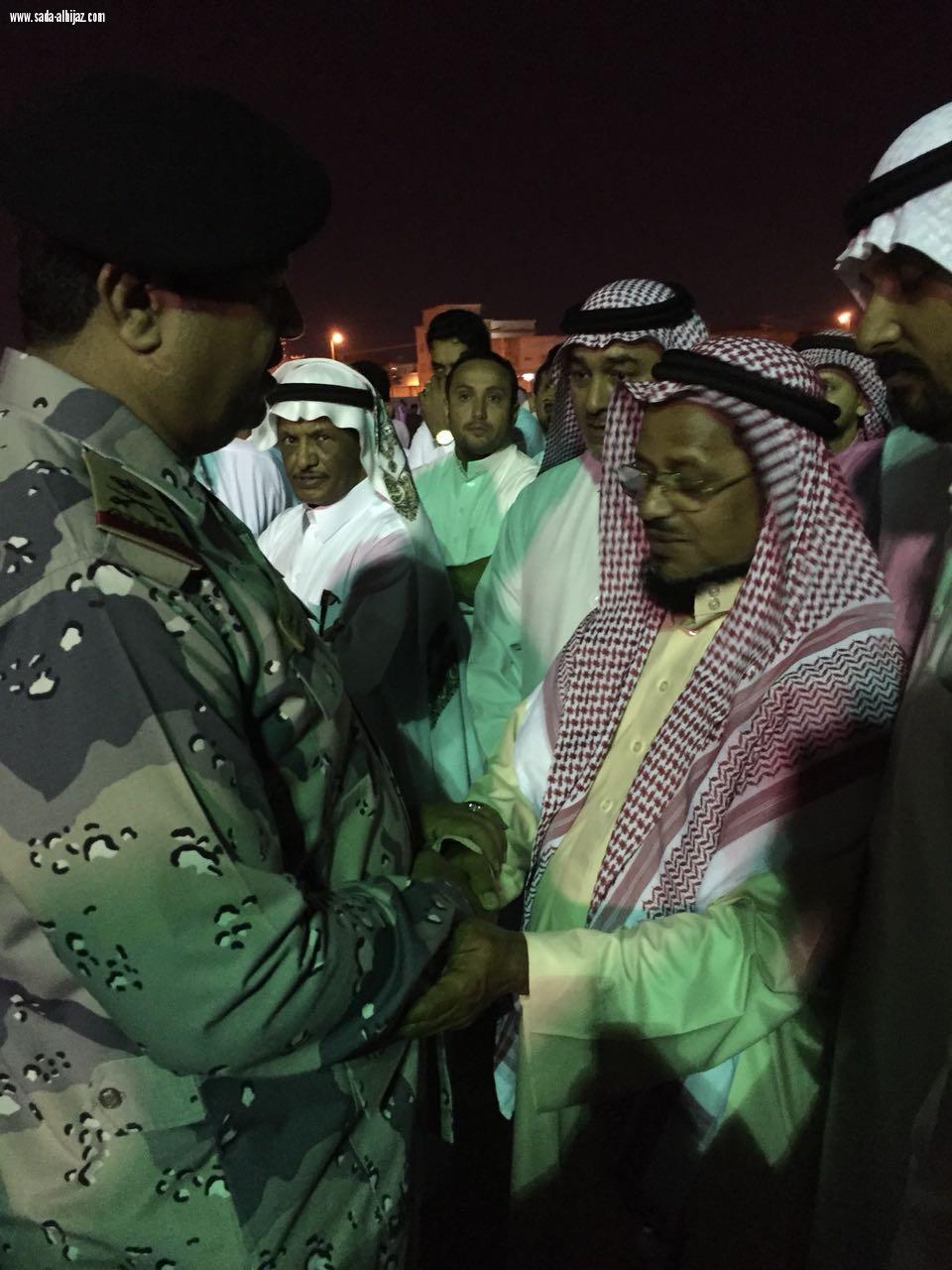 الشمراني والمطيري ينقلان تعازي القيادة ووزير الداخلية لشهيد الوطن (يحيى معافا)