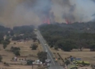 مواطن يشارك ب 12 كرافان مجانا  لخدمة المشاركين في حريق منتزهات عسير 