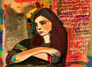 الشادي يفتتح معرض حالة فن  لعواطف المالكي