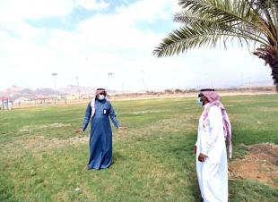 ريم طبيعةٌ تخطف المتنزهين ورئيس المركز يتفقد المشاريع