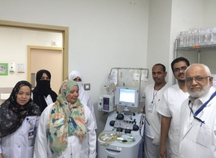 اجراء اول زراعة لخلايا جذعية ذاتية في ( مستشفى الملك فهد العام بالمدينة المنورة )