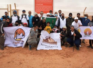 مجلس التنمية السياحية بالجوف ينظم هايكنج الشويحطية