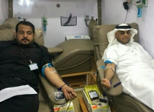 مطار الطائف  يدشن حملة بدمائنا نشارككم 2