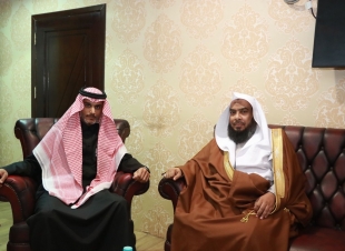 مدير هيئة الأمر بالمعروف بمنطقة تبوك يلتقي مدير عام فرع وزارة العدل بالمنطقة 
