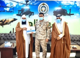 مدير عام فرع الرئاسة العامة لهيئة الأمر بالمعروف بمنطقة نجران يلتقي بقائد قوة نجران.