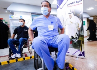 مدير مستشفى أبوعريش العام يدشن حملة التعريف بالخدمات التأهيلية