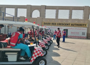 فريق التطوع الإسعافي لهيئة هلال المدينة يسعف مرتادي المسجد النبوي وقباء