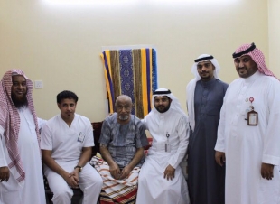  الطب المنزلي بمركزي جازان2089 زيارة للمرضى في منازلهم