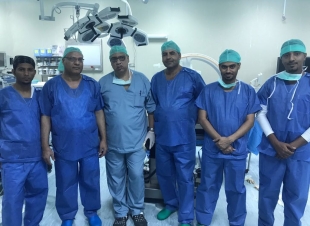 تعرض لحادث سقوط من ارتفاع عال من الدور الثالث...