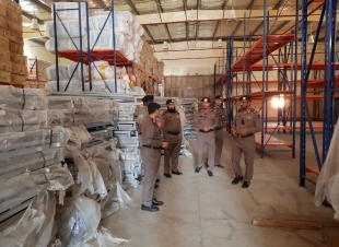 سعادة مساعد مدير الدفاع المدني بمنطقة المدينة المنورة يقوم بزيارة تفقدية لمركز تدريب الدفاع المدني بمنطقة المدينة المنورة