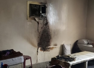 اخلاء نزلاء احد فنادق المدينة أثر حادث حريق