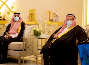 سمو أمير الباحة ..  يستقبل رئيس جمعية تعاطف الخيرية للخدمات الصحية بالمنطقة .. ويدشن مقر الجمعية الجديد بالمخواة .. ويشرف على توقيع الشراكات المجتمعية