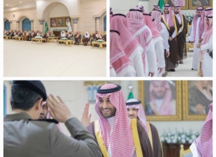 نائب امير الجوف يستقبل المواطنين والمسؤولين في الجلسة الأسبوعية