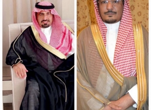 الشيخ فايز البنية و الشيخ شايش بن ناصر الخضع يهنئا القيادة الحكيمة بحلول عيد الأضحى المبارك