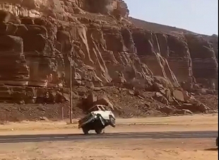 ‏مرور محافظة العلا يضبط قائد مركبة مارس التفحيط بالطرق العامة 