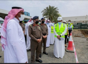 مدير الدفاع المدني بجدة يزور موقع مشروع إنشاء محطة إطفاء الحريق بمقر الخطوط السعودية