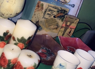 اختتام الدورة التدريبية  فن الديكوباج  نفذتها المدربة  فاطمة الشريف