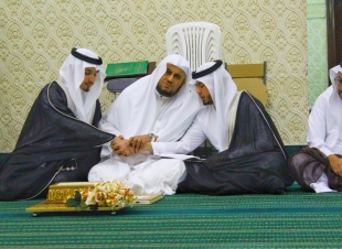 مدير ثقافة مكة صالح الانديجاني يحتفل بعقد قران ابنه الدكتور انس