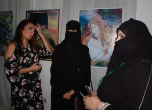 اختتام معرض المرأة السعودية في المرآه للفن التشكيلي بالقاهرة