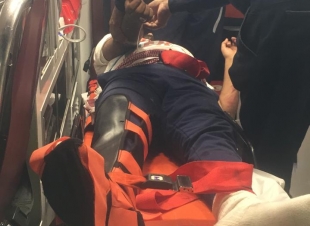 مدني بدر ينقذ مواطن اربعيني علق بجبل رحقان بقرية المسيجيد