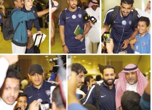 الهلال يصل ويدخل المعسكر الداخلي