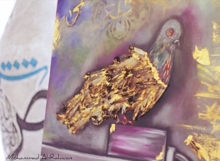 التشكيلية السعودية رولا زكي حميده، لصدى الحجاز ما زلت في بداية المشوار وامامي الكثير لأحققة