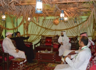 زار المذيع ياسر السقاف من اذاعة  mex fm ارض المعرفة والترفية بجدة مساء امس الخميس 