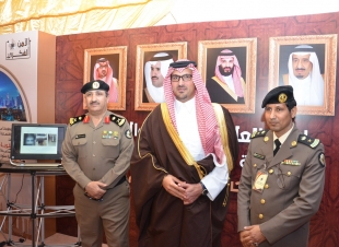 شرطة المدينة تشارك في معرض الأمن الفكري المقام بلواء الملك فيصل بالحرس الوطني 