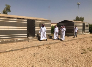 مشرف نشاط الكشفي بوزاره التعليم يتفقد مركز التدريب الكشفي بالجوف