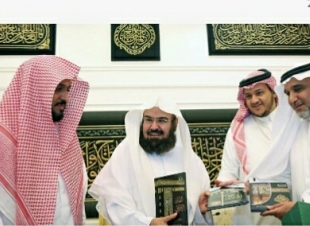 السديس يتفقد مجمع كسوة الكعبة المشرفة 