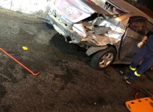 حادث تصادم شرق جدة يخلف 5 إصابات 