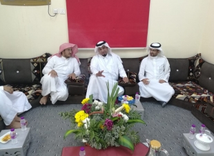 بالصور ..محكمة الريث تقيم حفل معايدة لمنسوبيها