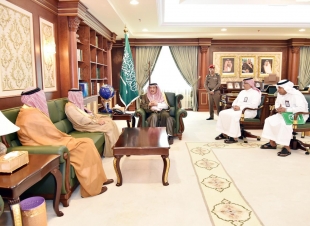 أمير منطقة جازان يستقبل رئيس الهيئة الملكية للجبيل وينبع 